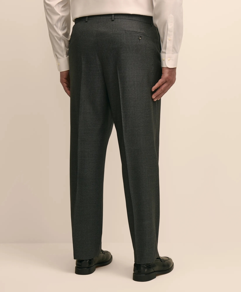 Brooks Brothers Explorer Collection Big & Tall Stretch Wool Blend Birdseye Suit Pants, image 3
