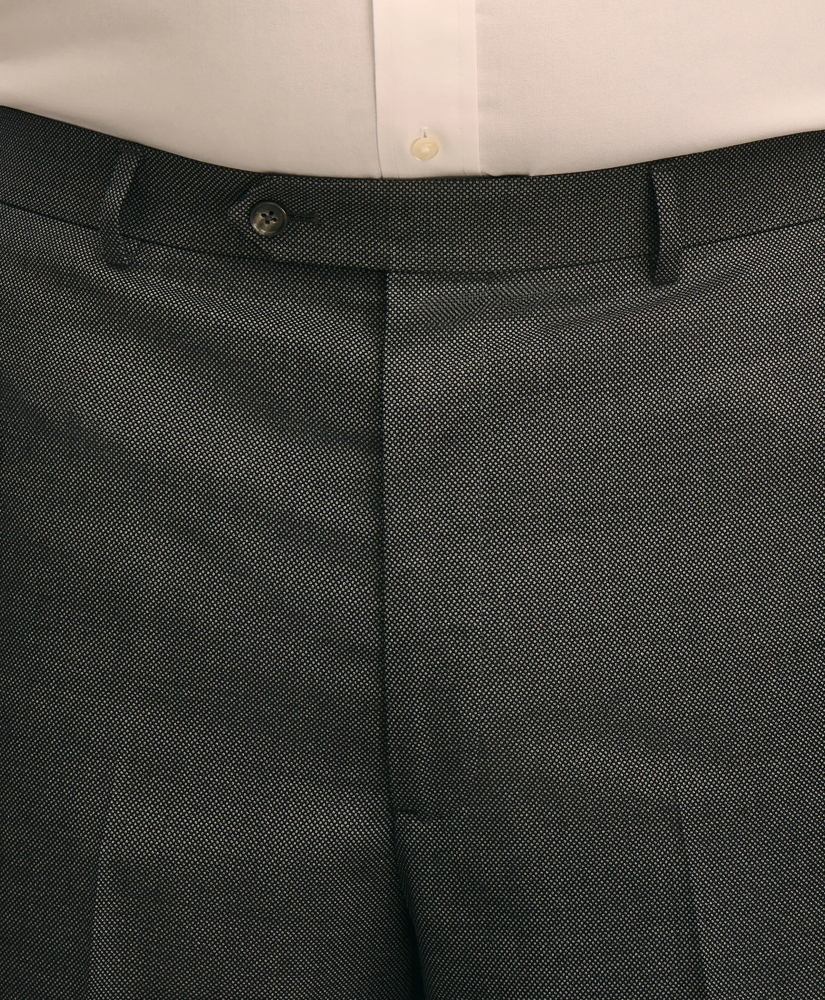 Brooks Brothers Explorer Collection Big & Tall Stretch Wool Blend Birdseye Suit Pants, image 4