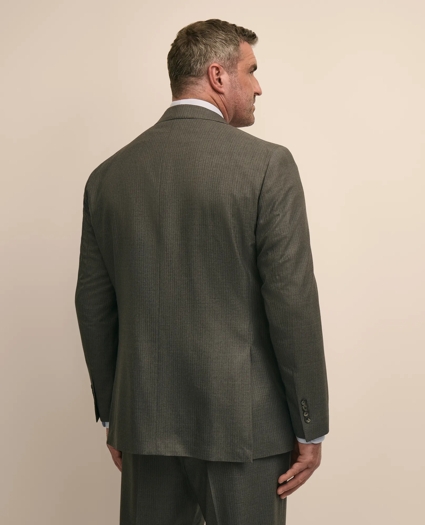 Brooks Brothers Explorer Collection Big & Tall Stretch Wool Blend Pinstripe Suit Jacket, image 3