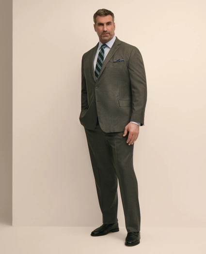 Brooks Brothers Explorer Collection Big & Tall Stretch Wool Blend Pinstripe Suit Pants, image 1
