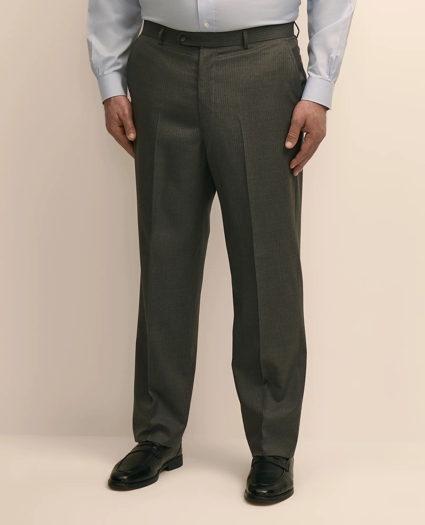 Brooks Brothers Explorer Collection Big & Tall Stretch Wool Blend Pinstripe Suit Pants, image 2