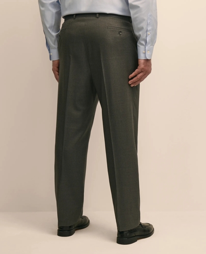 Brooks Brothers Explorer Collection Big & Tall Stretch Wool Blend Pinstripe Suit Pants, image 4