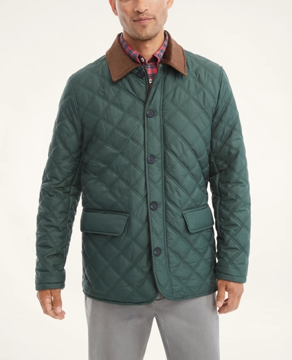 Big & Tall Diamond Quilted Jacket, image 1