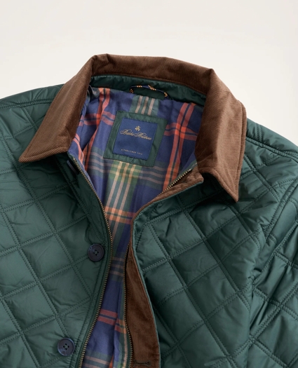 Big & Tall Diamond Quilted Jacket, image 4