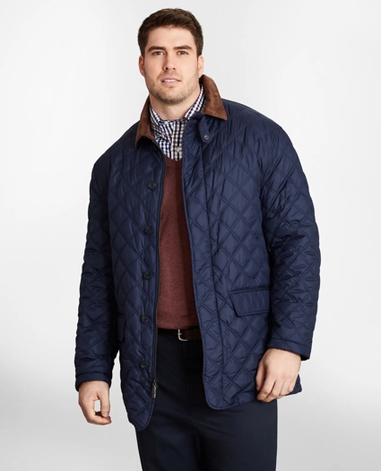 Big & Tall Diamond Quilted Jacket, image 1