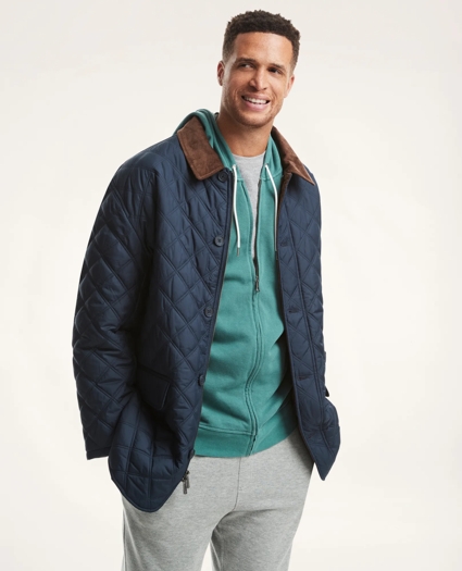 Big & Tall Quilted Walking Coat, image 1