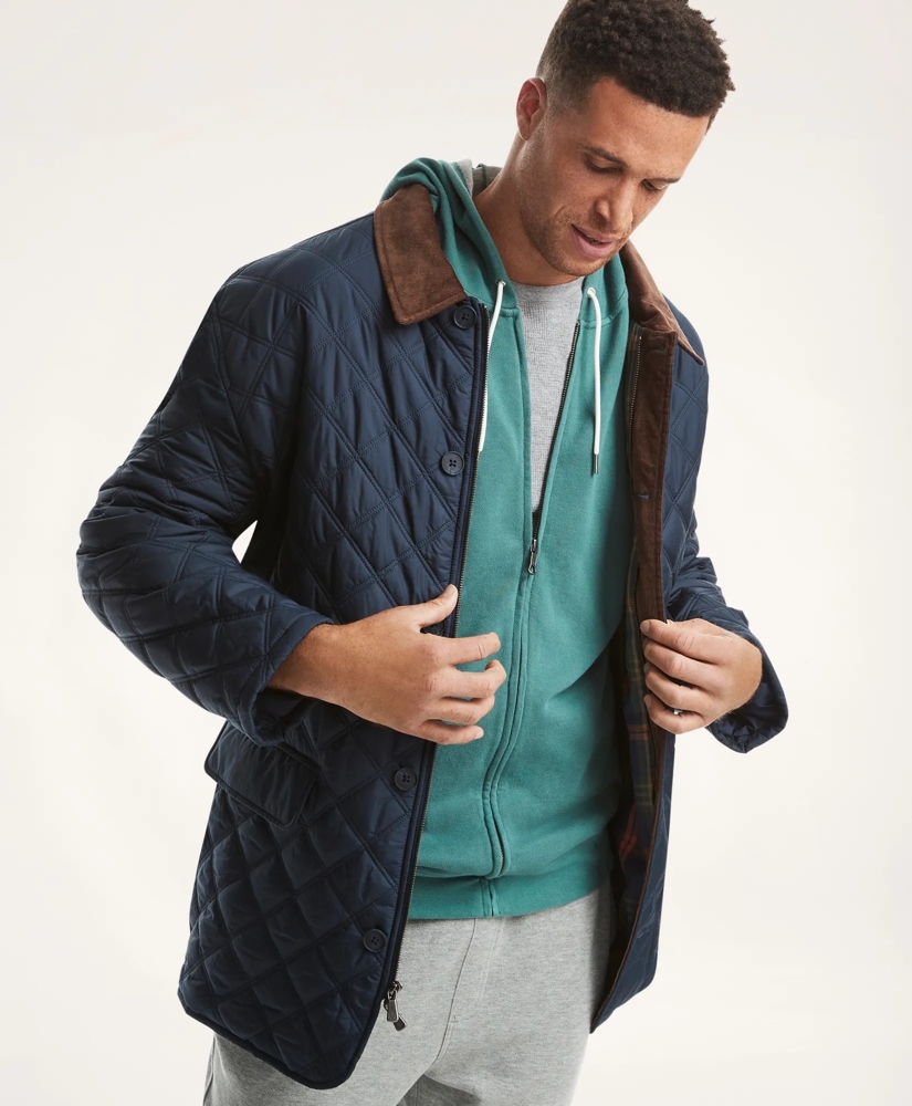 Big & Tall Quilted Walking Coat, image 3