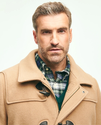 Big & Tall Classic Wool Duffle Coat, image 6
