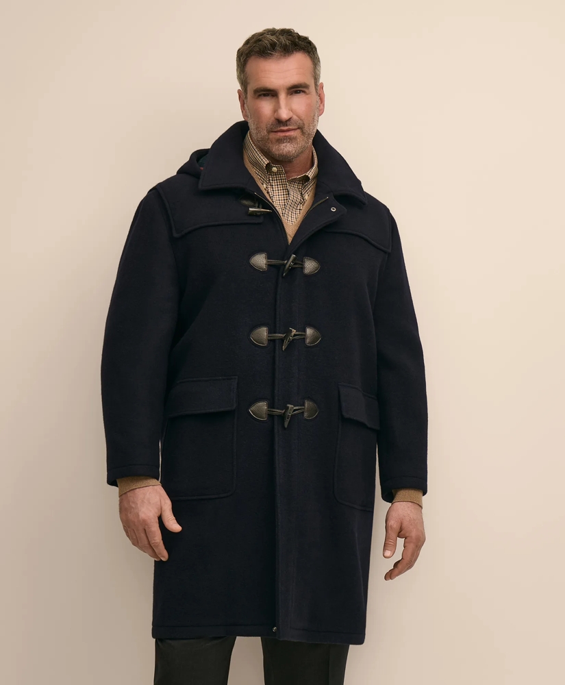 Big & Tall Classic Wool Duffle Coat, image 2