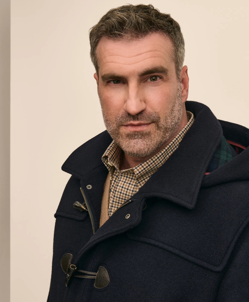 Big & Tall Classic Wool Duffle Coat, image 3