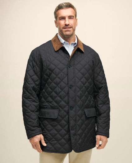Big & Tall Paddock Diamond Quilted Coat, image 1