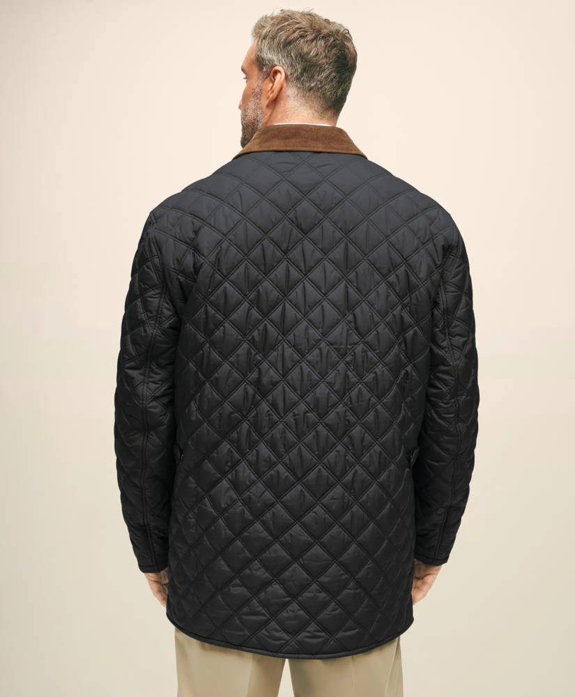 Big & Tall Paddock Diamond Quilted Coat, image 2