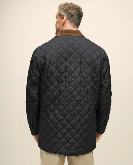 Big & Tall Paddock Diamond Quilted Coat, image 2