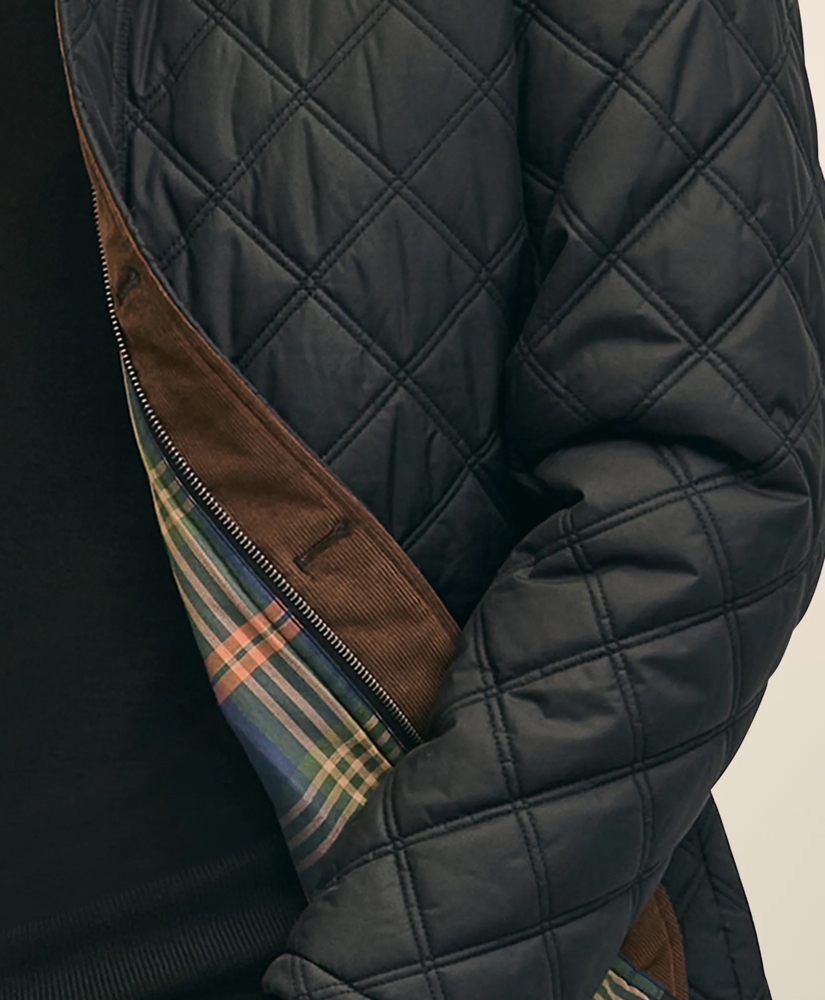 Big & Tall Paddock Diamond Quilted Coat, image 3