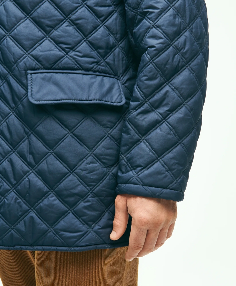 Big & Tall Paddock Diamond Quilted Coat, image 6