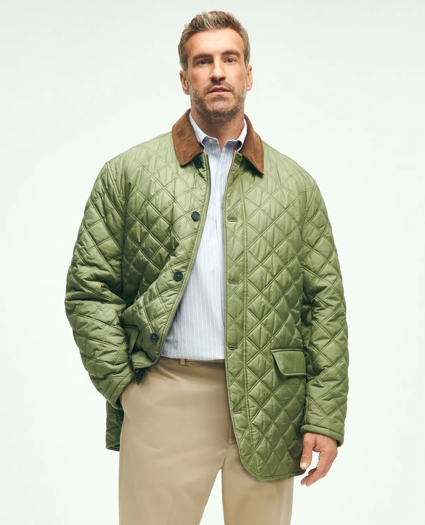 Big & Tall Paddock Diamond Quilted Coat, image 1