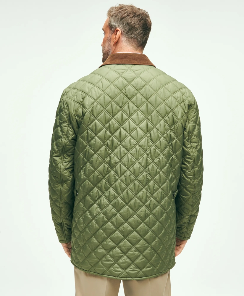 Big & Tall Paddock Diamond Quilted Coat, image 3