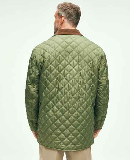 Big & Tall Paddock Diamond Quilted Coat, image 3