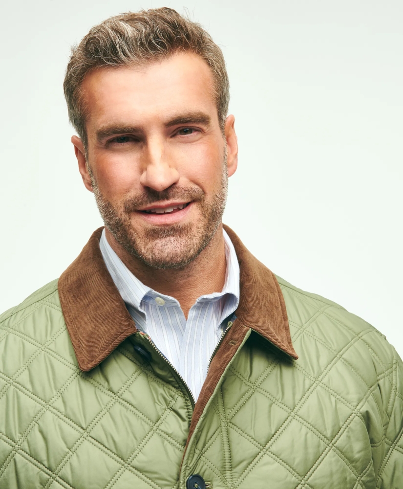 Big & Tall Paddock Diamond Quilted Coat, image 4
