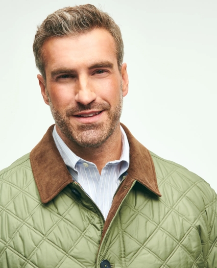Big & Tall Paddock Diamond Quilted Coat, image 4
