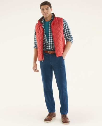 Big & Tall Paddock Diamond Quilted Vest, image 1