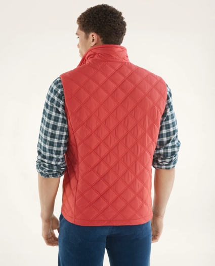 Big & Tall Paddock Diamond Quilted Vest, image 4