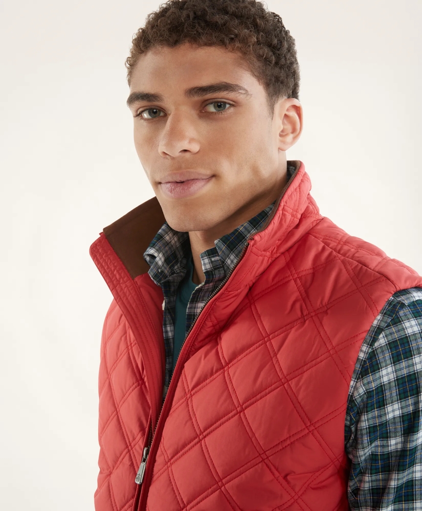 Big & Tall Paddock Diamond Quilted Vest, image 5