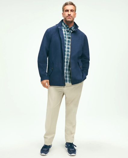Big & Tall Cotton Blend Harrington Jacket, image 2
