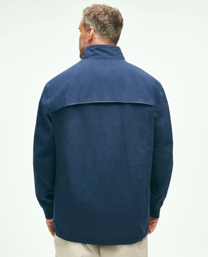 Big & Tall Cotton Blend Harrington Jacket, image 3