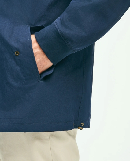 Big & Tall Cotton Blend Harrington Jacket, image 5