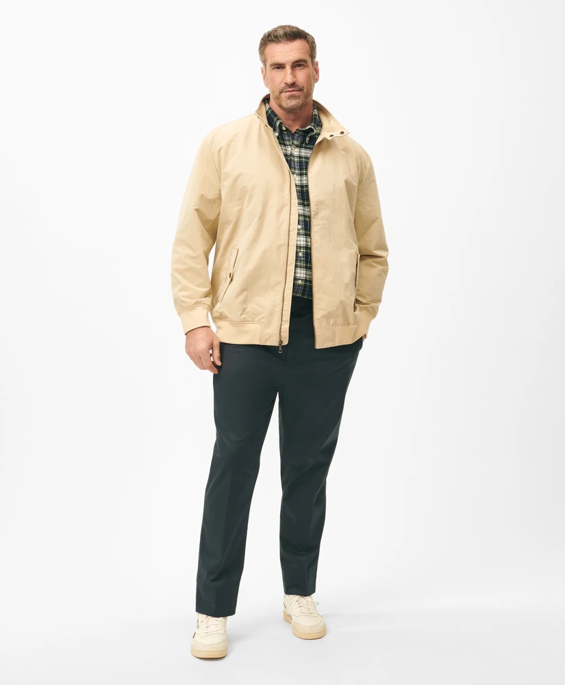 Big & Tall Bomber Jacket in Cotton Blend, image 2
