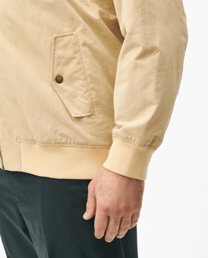Big & Tall Bomber Jacket in Cotton Blend, image 5