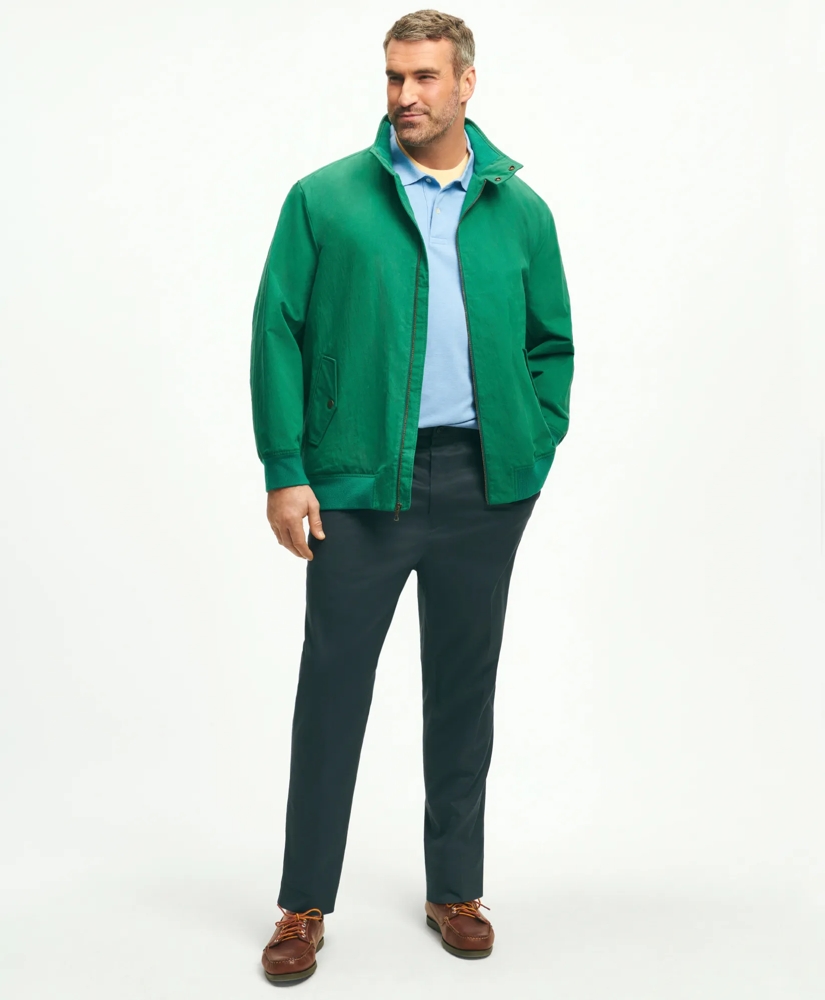 Big & Tall Bomber Jacket in Cotton Blend, image 2