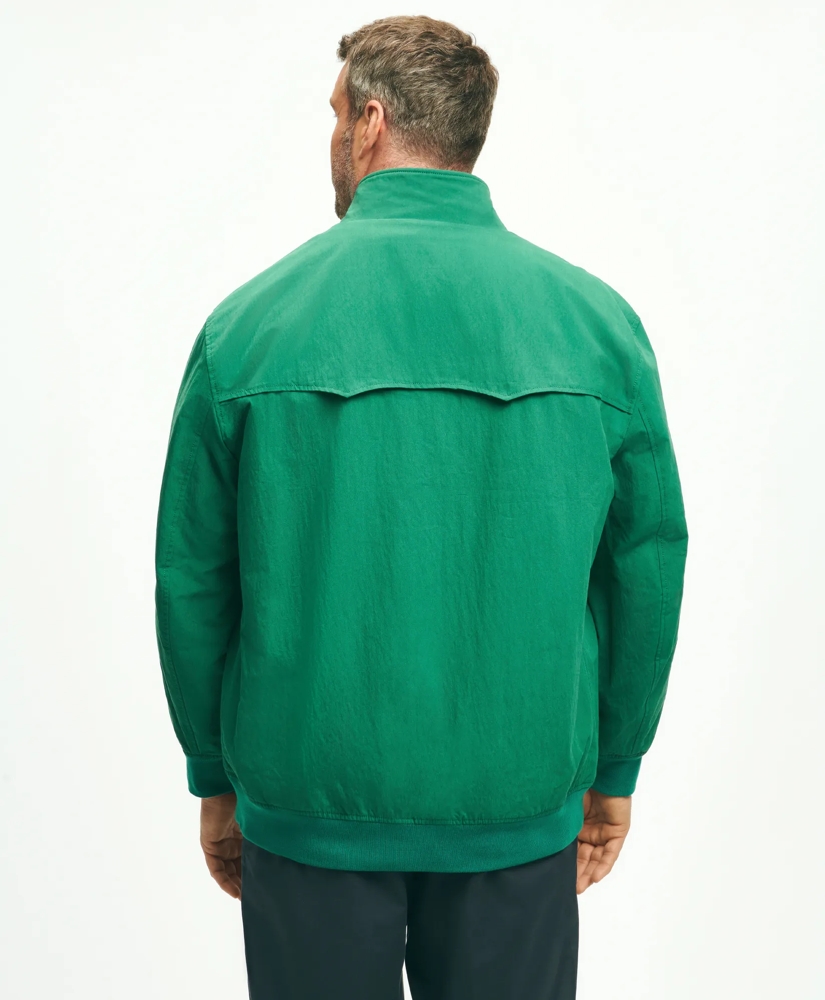 Big & Tall Bomber Jacket in Cotton Blend, image 3