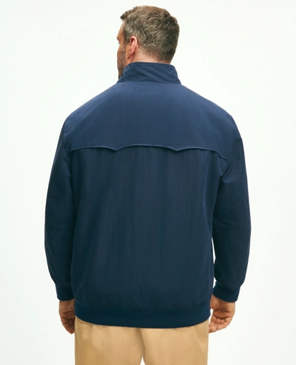 Big & Tall Harrington Jacket in Cotton Blend, image 3