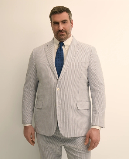 Big & Tall Cotton Seersucker Sport Coat, image 1
