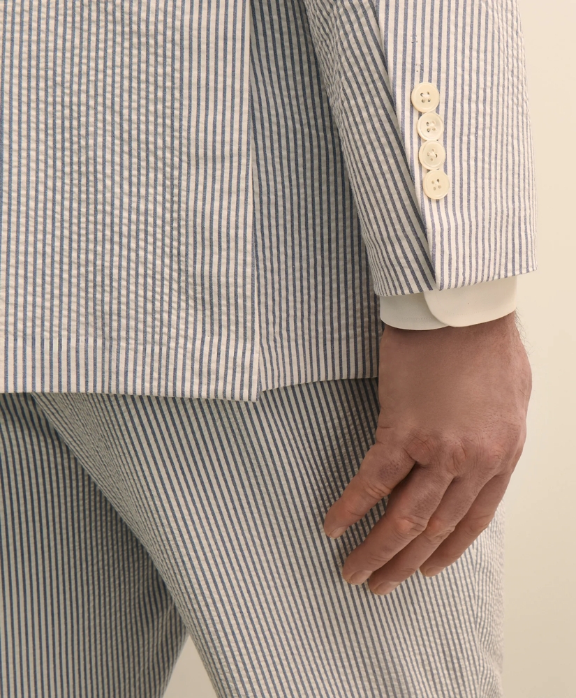 Big & Tall Cotton Seersucker Sport Coat, image 5