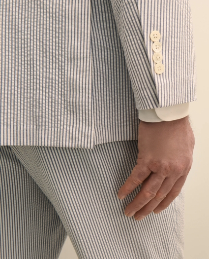 Big & Tall Cotton Seersucker Sport Coat, image 5
