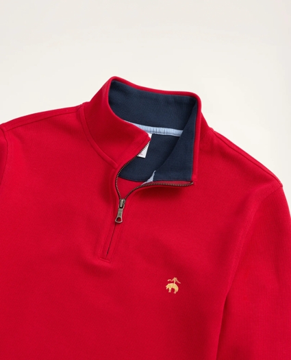 Big & Tall Cotton Half-Zip, image 2
