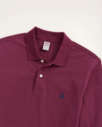 Golden Fleece® Big & Tall Stretch Supima® Long-Sleeve Polo Shirt, image 2