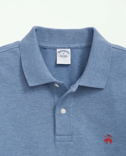 Golden Fleece® Big & Tall Stretch Supima® Long-Sleeve Polo Shirt, image 2