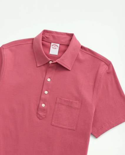 Big & Tall Vintage Jersey Polo Shirt, image 2