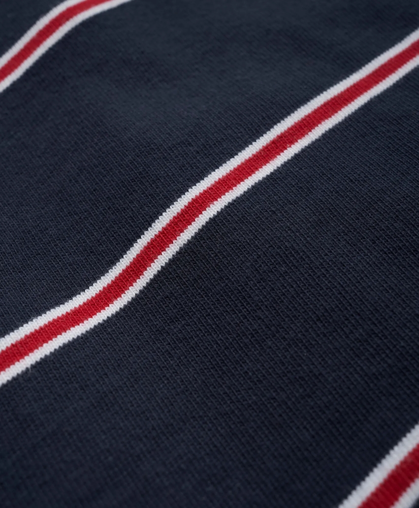 Big & Tall Cotton BB#2 Stripe Rugby Shirt, image 3