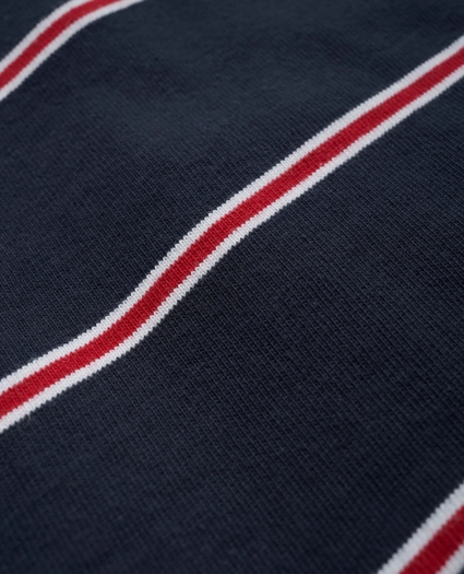 Big & Tall Cotton BB#2 Stripe Rugby Shirt, image 3