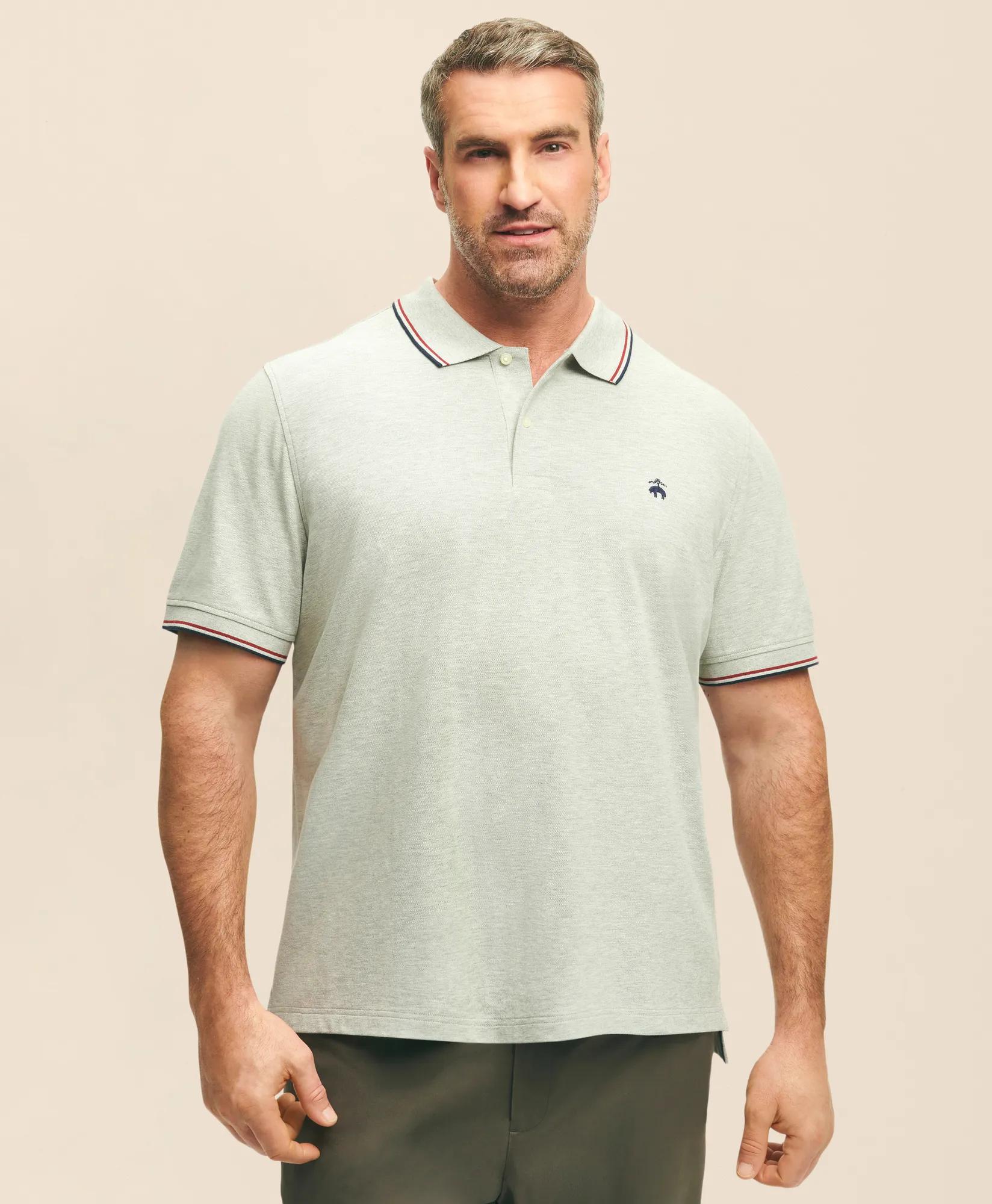 Big & Tall Golden Fleece&reg; Supima&reg; Tipped Polo Shirt, image 1