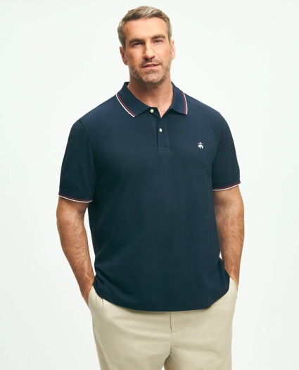 Big & Tall Golden Fleece® Supima® Tipped Polo Shirt, image 1