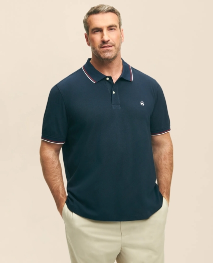 Big & Tall Golden Fleece&reg; Supima&reg; Tipped Polo Shirt, image 1