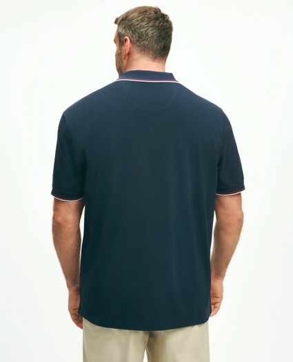 Big & Tall Golden Fleece® Supima® Tipped Polo Shirt, image 2