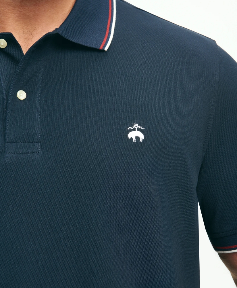 Big & Tall Golden Fleece® Supima® Tipped Polo Shirt, image 3