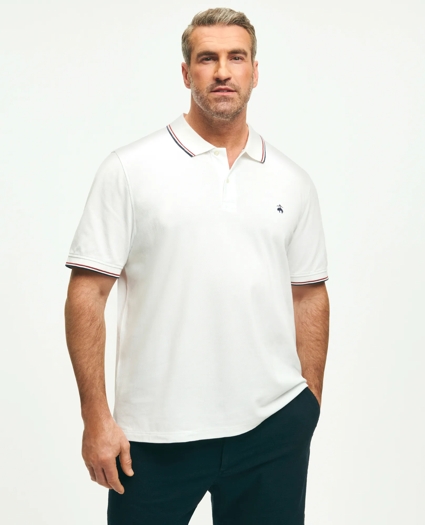 Big & Tall Golden Fleece® Supima® Tipped Polo Shirt, image 1